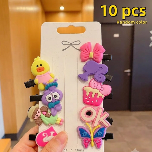 Duck Barbie Hair Clips Pack Of 10