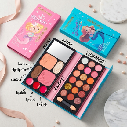 Anylady Mermaid Kids All In One Makeup Palatte