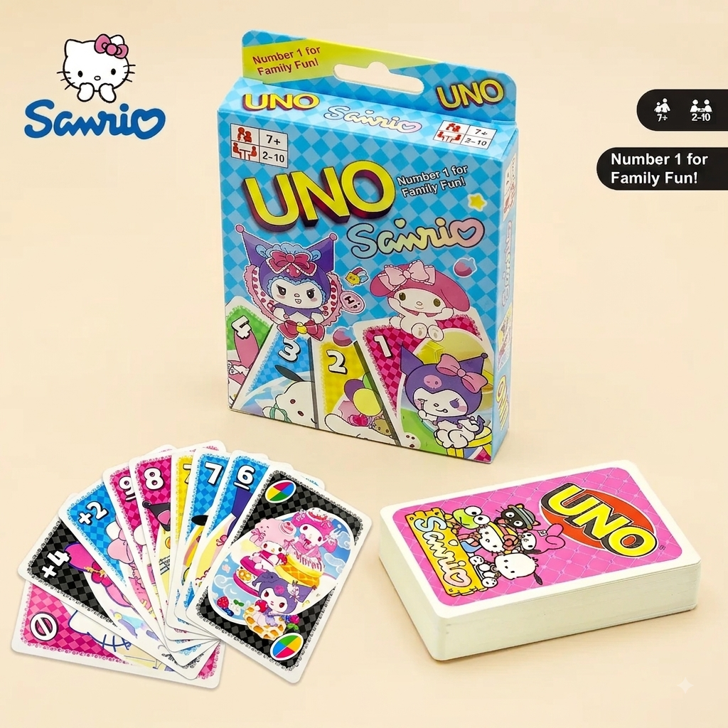 Sanrio UNO Cards Game | 2 - 10 Players