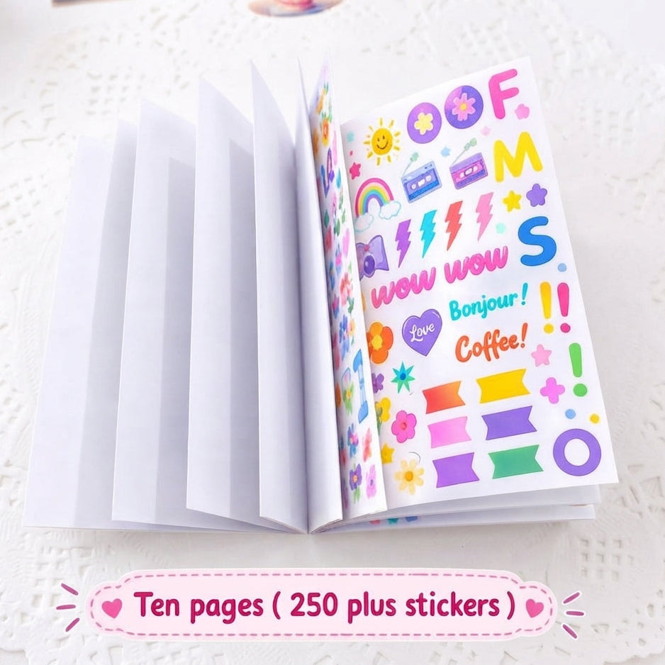 JOY Funky Journal Sticker Book | 250+ Stickers