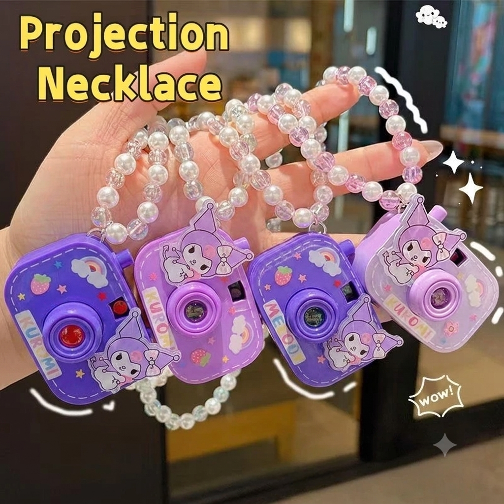 Kids Projection Camera Necklace and Bracelet Set