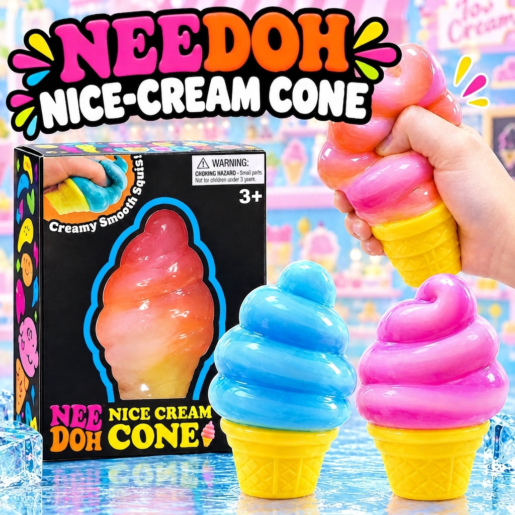 Needoh Nice Cream Cone Ice Cream Squishy