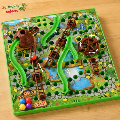 3D Snakes and Ladders