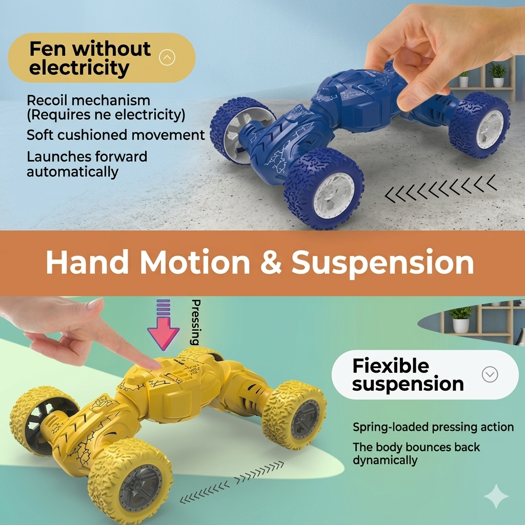 Crazy Friction Powered Car