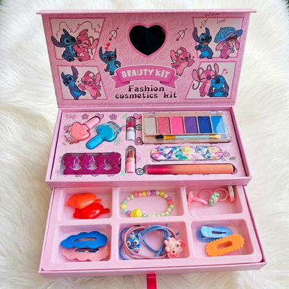Stitch All In One Makeup Kit With Accessories Drawer