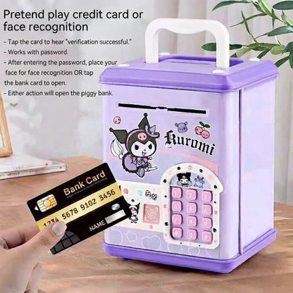 Kuromi Treasure Chest Electronic Piggy Bank for Kids