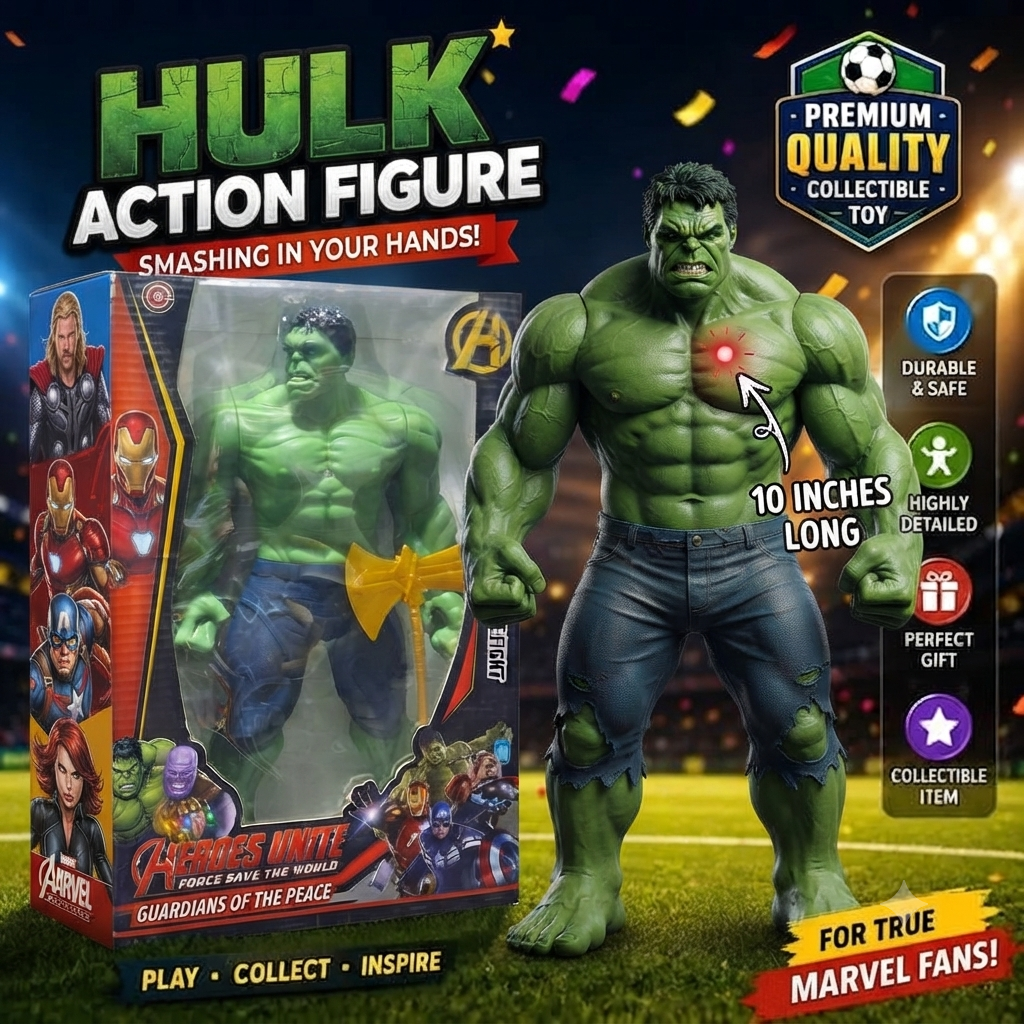 Premium Super Heroes Avengers Big Size Action Figures With Light | Spiderman Hulk Ironman