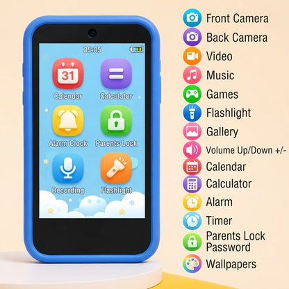 Kids Smart Touch Phone With Dual Camera