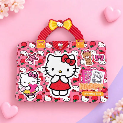 Hello Kitty Sticker and Colouring Book