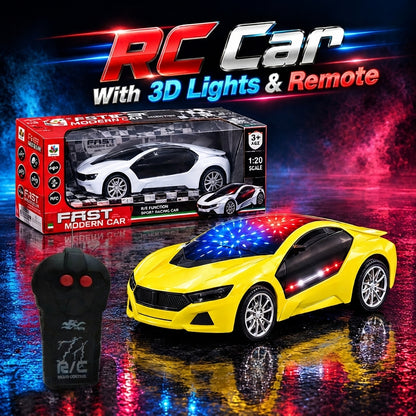 Remote Control Rc Car With 3D Lights