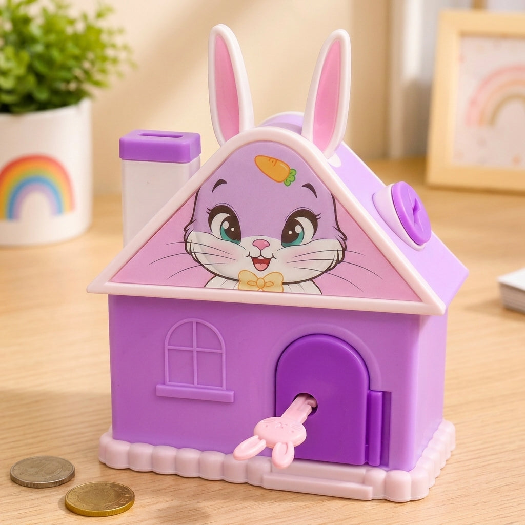 Zootopia Bunny House Money Piggy Bank Box
