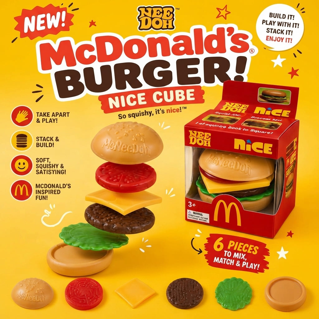 Needoh Mcdonald's Burger Squishy