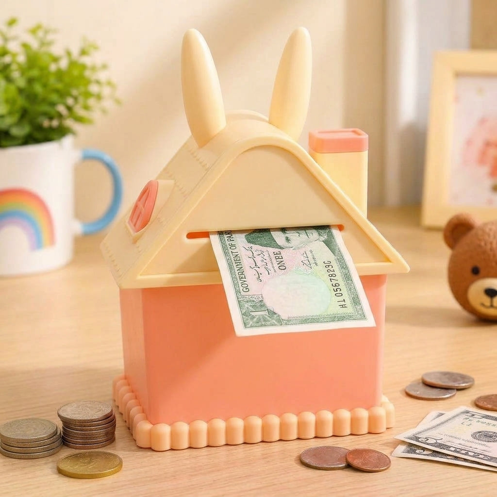 Zootopia Bunny House Money Piggy Bank Box