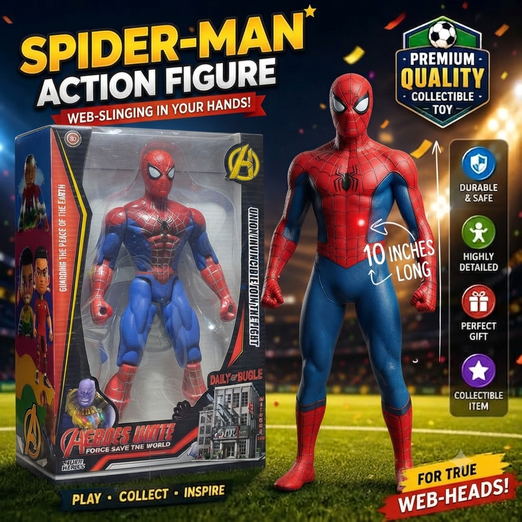 Premium Super Heroes Avengers Big Size Action Figures With Light | Spiderman Hulk Ironman