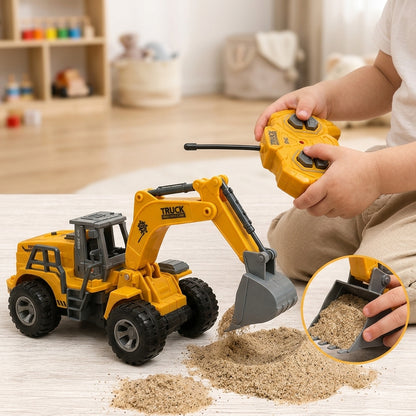 Engineering Remote Control RC Construction Truck With Lights
