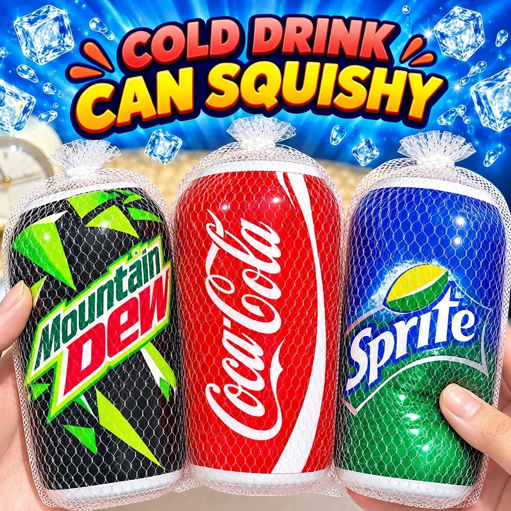 Cold Drink Can Squishy