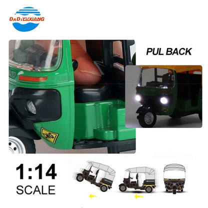 Diecast Metal Body Auto Rickshaw With Music and Lights