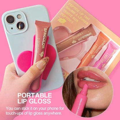SRF Phone Lip Gloss Holder With 3 Lip Gloss Colors