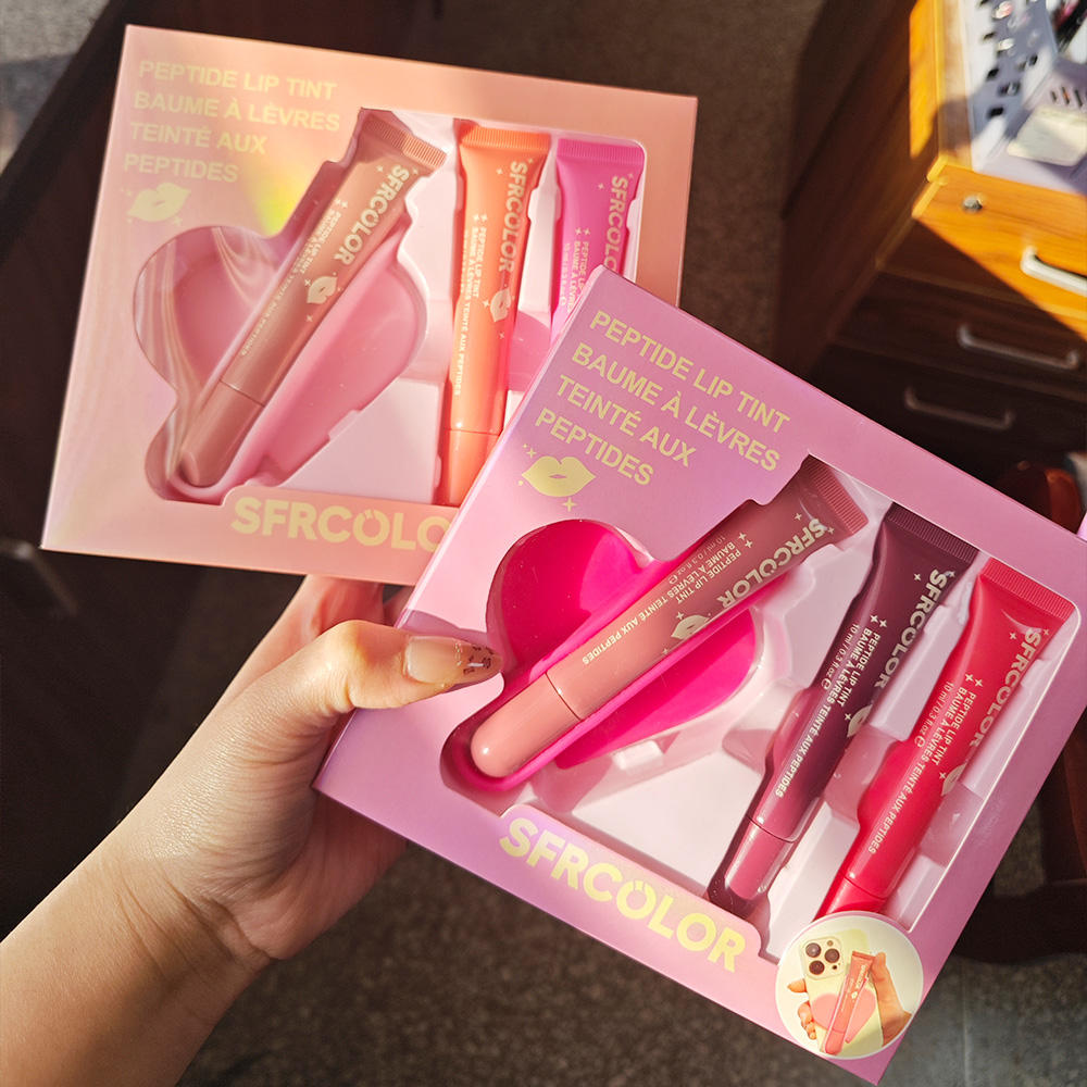 SRF Phone Lip Gloss Holder With 3 Lip Gloss Colors