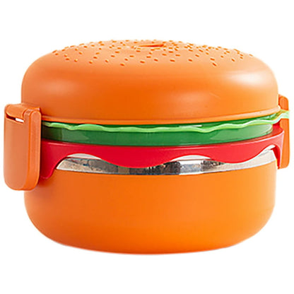 Burger Shape Stainless Steel Lunch Box