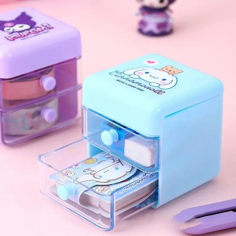 Sanrio Mini Multi Purpose Drawer Organiser Box