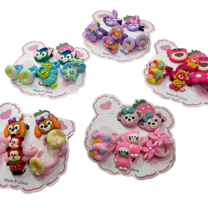 Hair Clips And Ponys Set