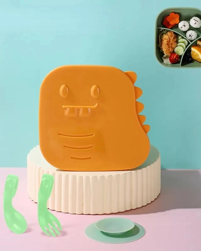 Suction Dinosaur Bento Lunch Box