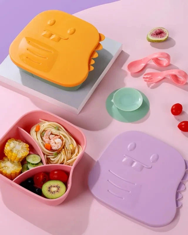 Suction Dinosaur Bento Lunch Box