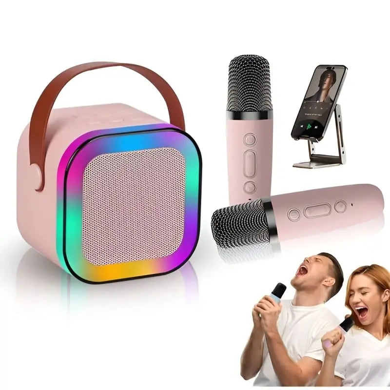 Karaoke Wireless Bluetooth Speaker With Microphone | 2 Mics