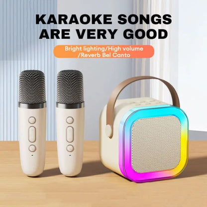 Karaoke Wireless Bluetooth Speaker With Microphone | 2 Mics