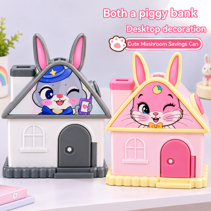 Zootopia Bunny House Money Piggy Bank Box
