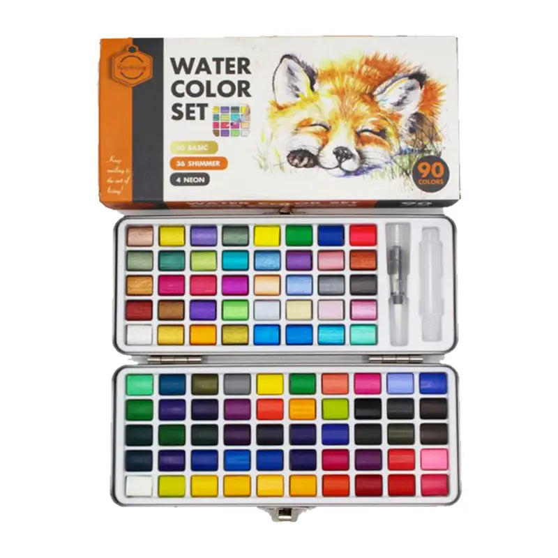 Keep Smiling Water Color Set Of 90