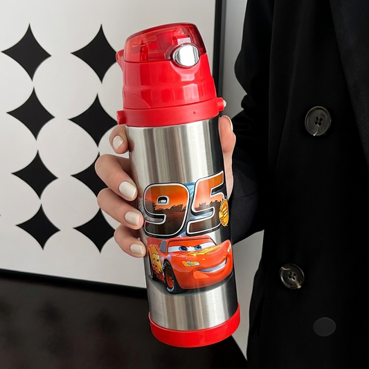 Cars Steel Water Bottle