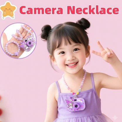 Kids Projection Camera Necklace and Bracelet Set