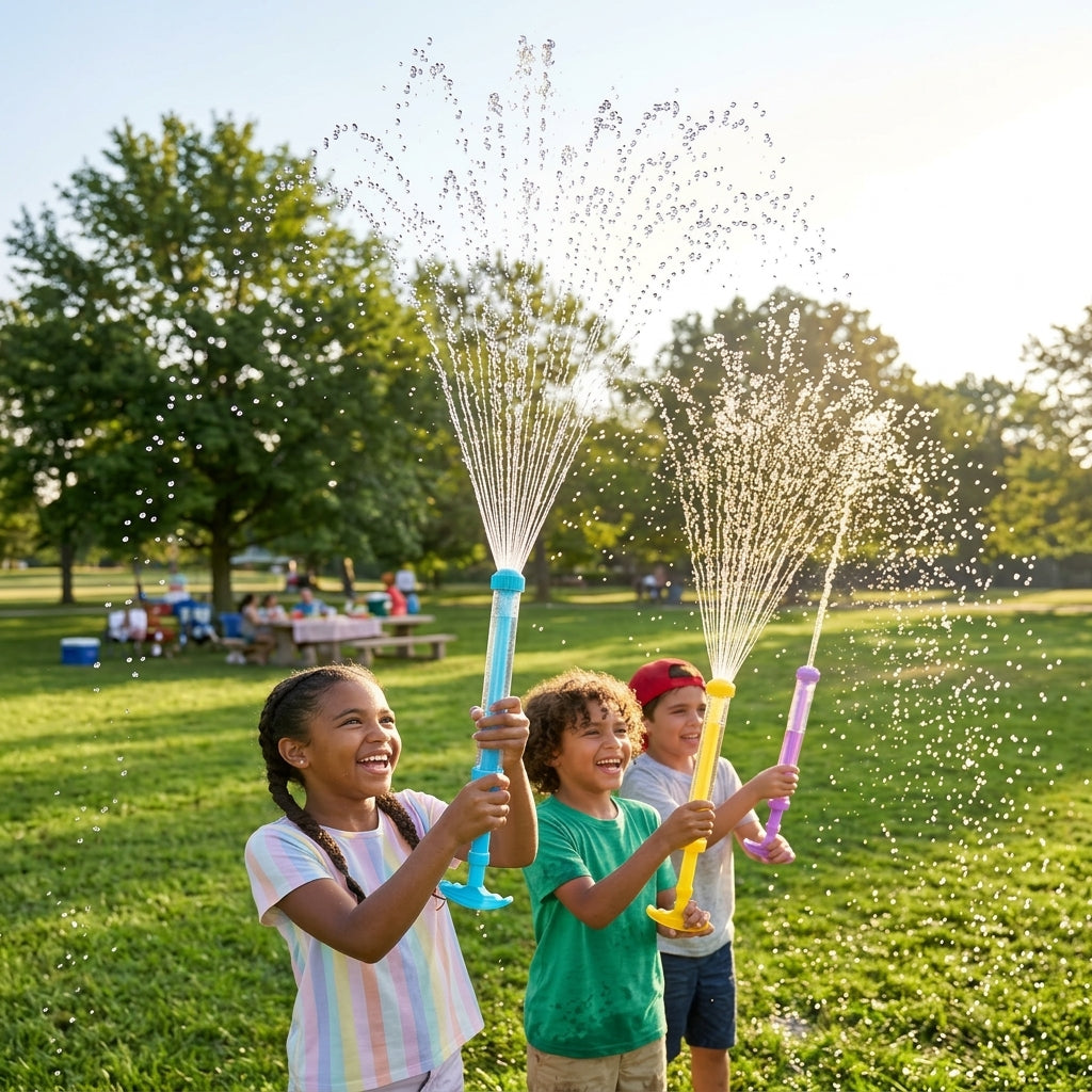 Kids Summer Fun Water Firework Water Cannon Blast – Sparkling Sprinkler Toy