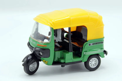 Diecast Metal Body Auto Rickshaw With Music and Lights