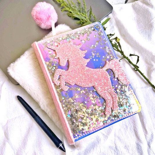 Sparkling Unicorn Confetti Diary