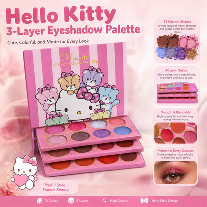 Mlundo Hello Kitty Eyeshadow Book Pallette