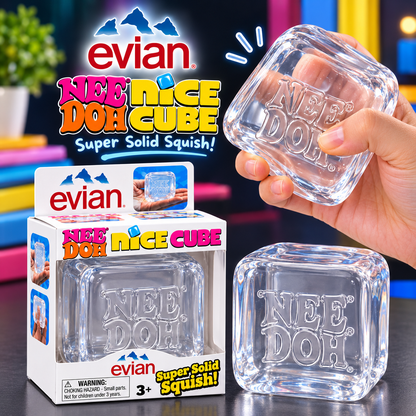 Needoh Evian Nice Cube Squishy