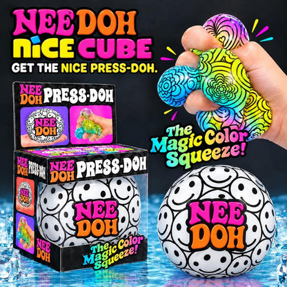 Needoh Press Doh Nice Cube Color Changing Squishy