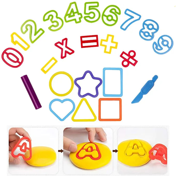 Plasticine Magical Educational Learning Play Dough Set - 23 Pieces