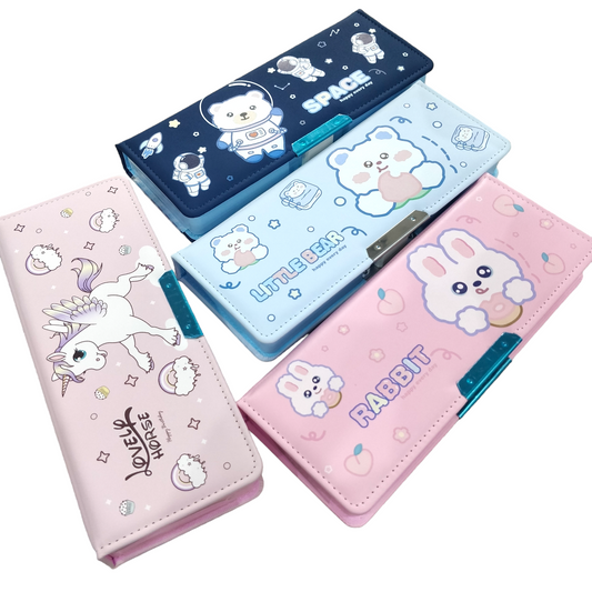 Premium Quality Pencil Case Geometry Box In Leather