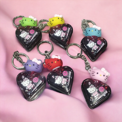 Hello Kitty Lip Tint With Bag Hanging Key Chain For Kids