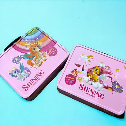 Unicorn Kids Makeup Tin Box