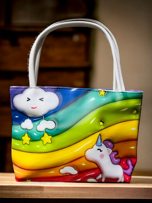 3D Unicorn Hand Bag For Little Girls