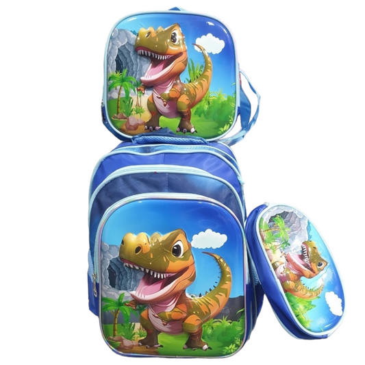 Dinosaur 3 Pc School Bag Set