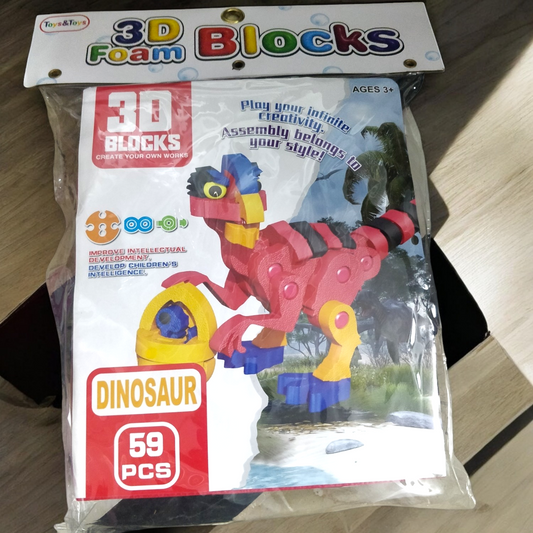 3D Eva Foam Dinosaur Puzzle Blocks