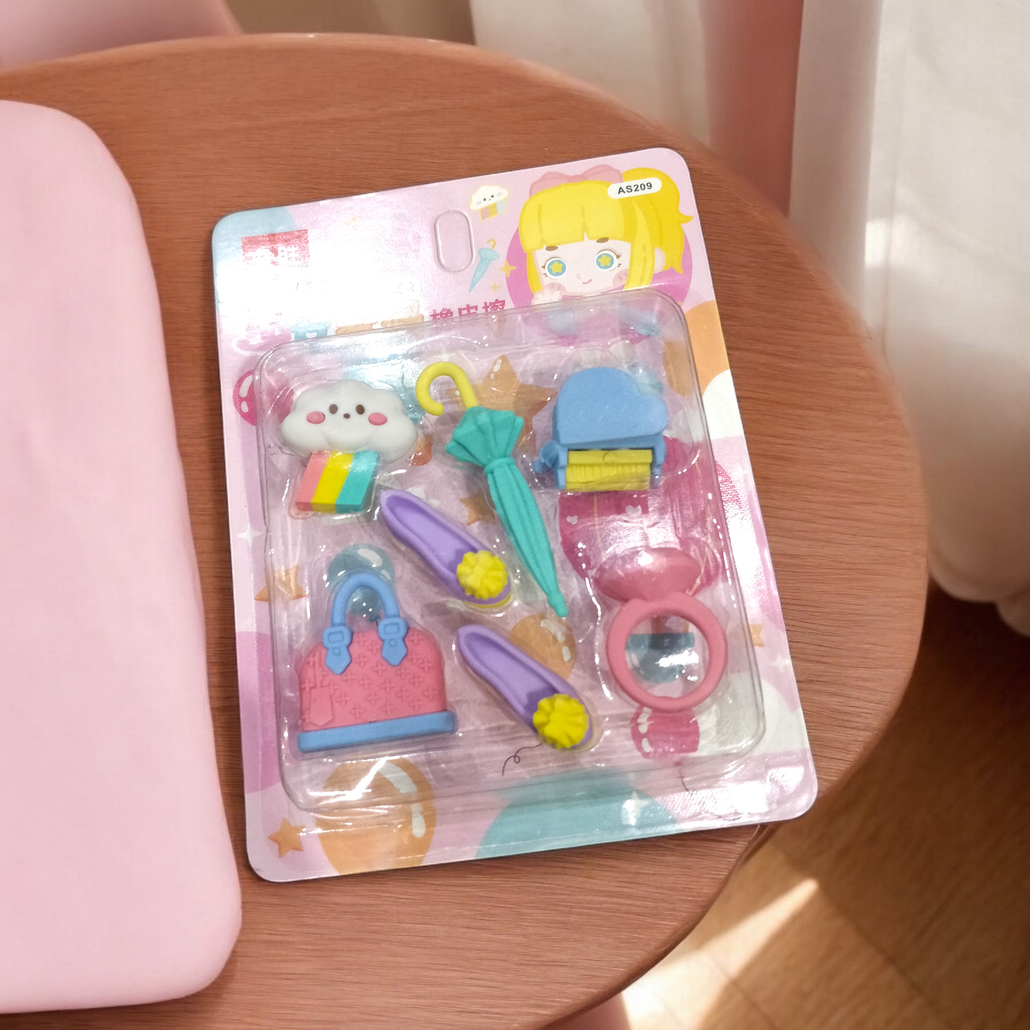 Kawaii Erasers Pack