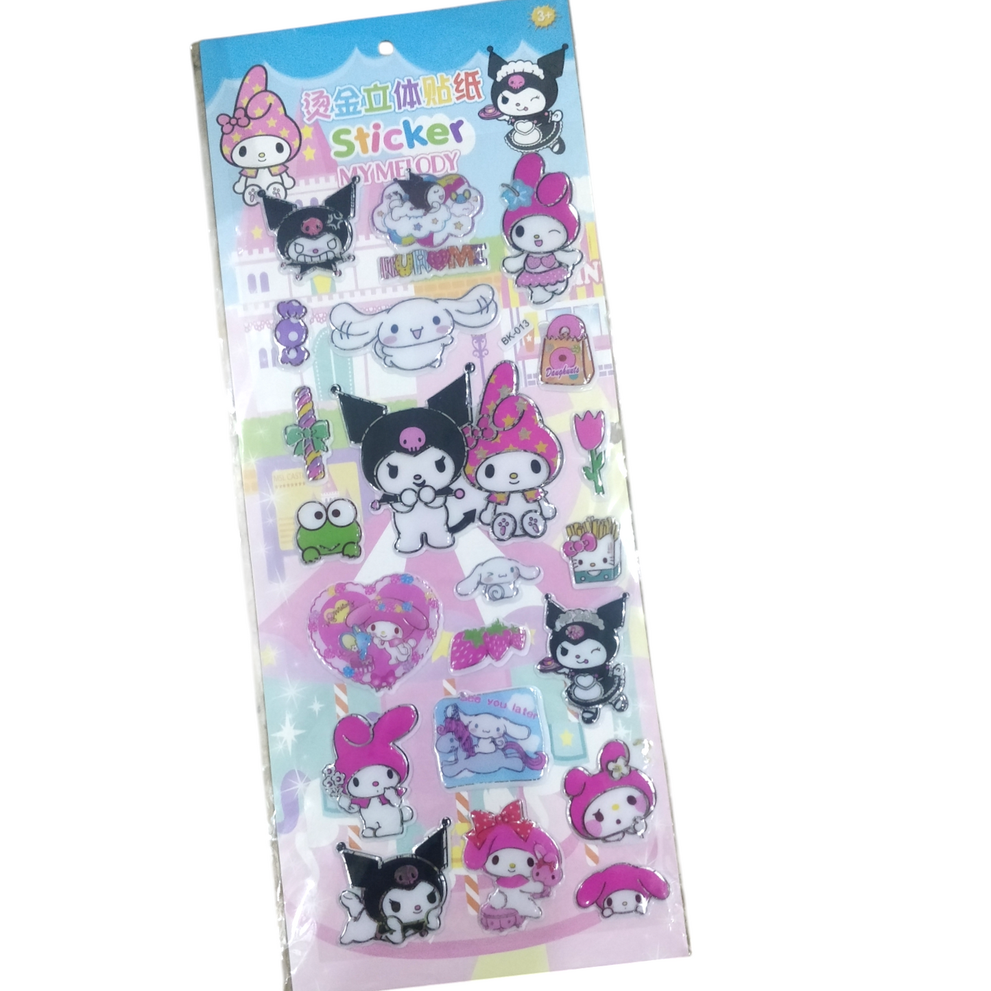 Sanrio 3D Big Size Stickers Sheet