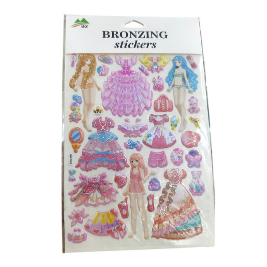 Dress Up Doll Stickers